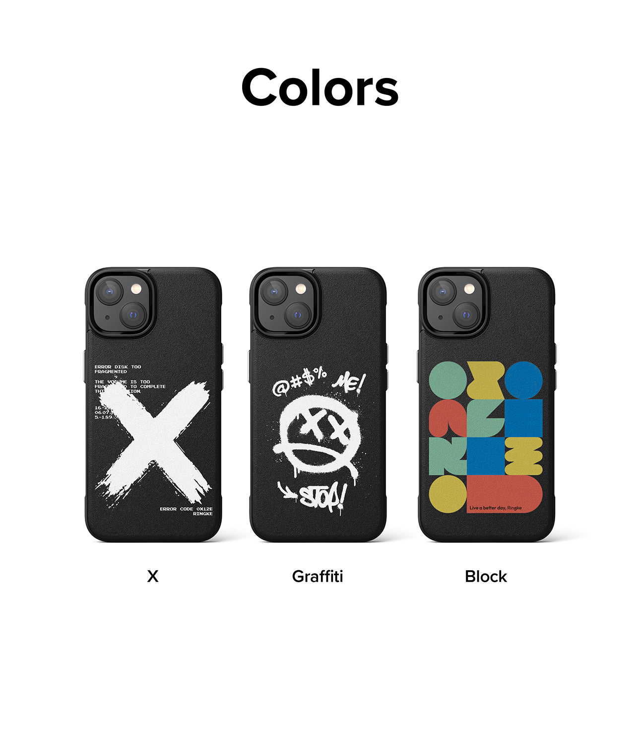 iPhone 14 Case | Onyx Design - Graffiti - Colors