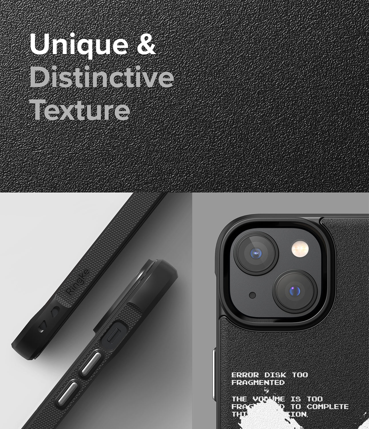 iPhone 14 Case | Onyx Design - X - Unique and Distinctive Texture