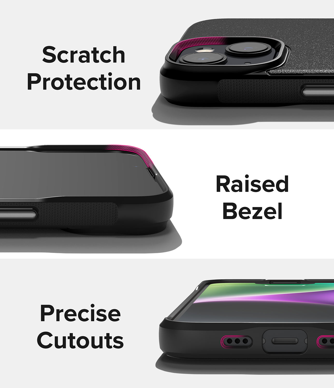 iPhone 14 Case | Onyx Design - X - Scratch Protection Raised Bezel. Precise Cutouts