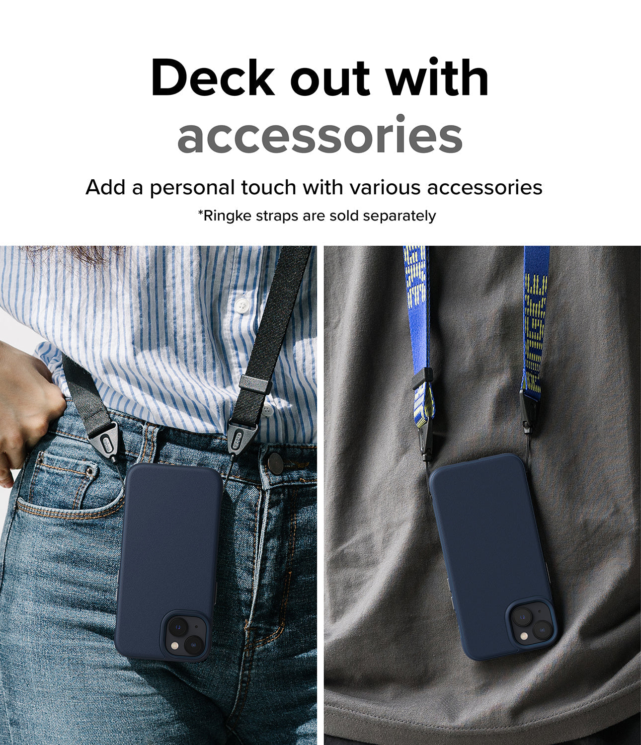 iPhone 14 Case | Onyx - Navy - Deck out with accessories. Add a personal touch with various accessories.