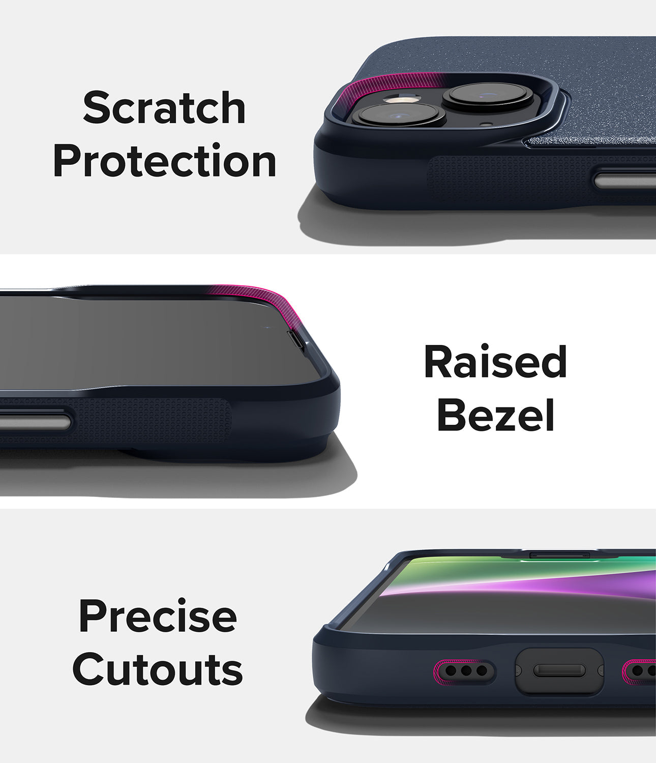 iPhone 14 Case | Onyx - Navy - Scratch Protection Raised Bezel. Precise Cutouts.