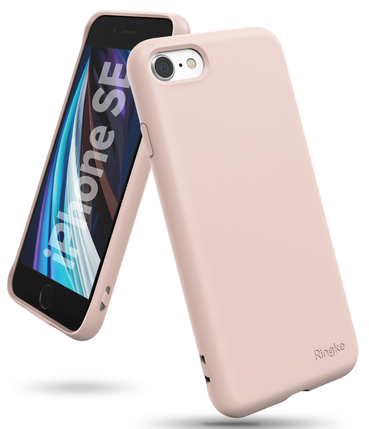 ringke air-s case designed for apple iphone se 2020 / iphone 8 / iphone 7 - pink sand