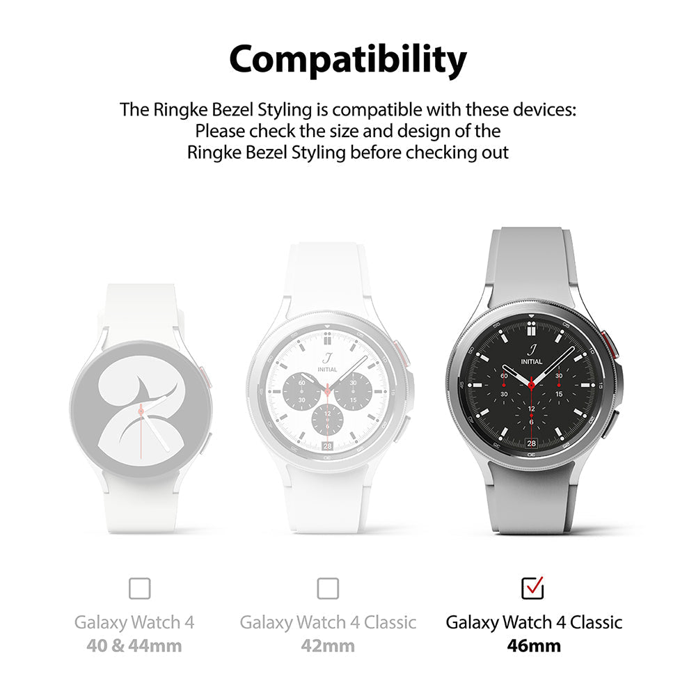 Compatible with Galaxy Watch 4 Classic 46mm