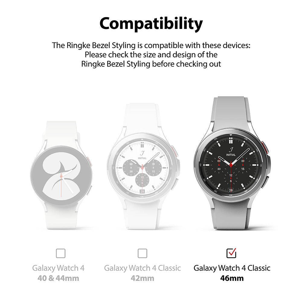 Compatible with Galaxy Watch 4 Classic 46mm