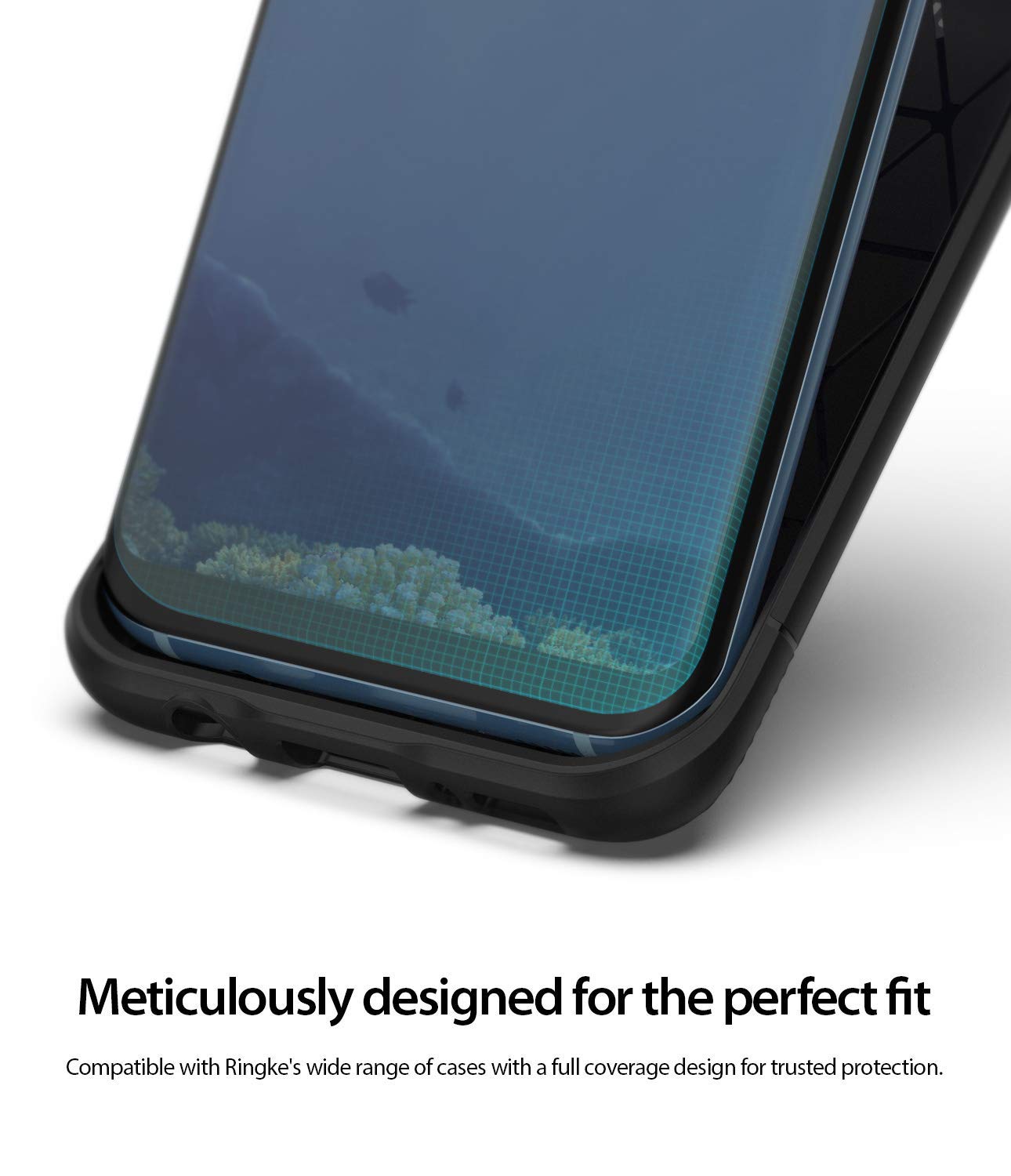 galaxy s8 dual easy full cover screen protector 2 pack