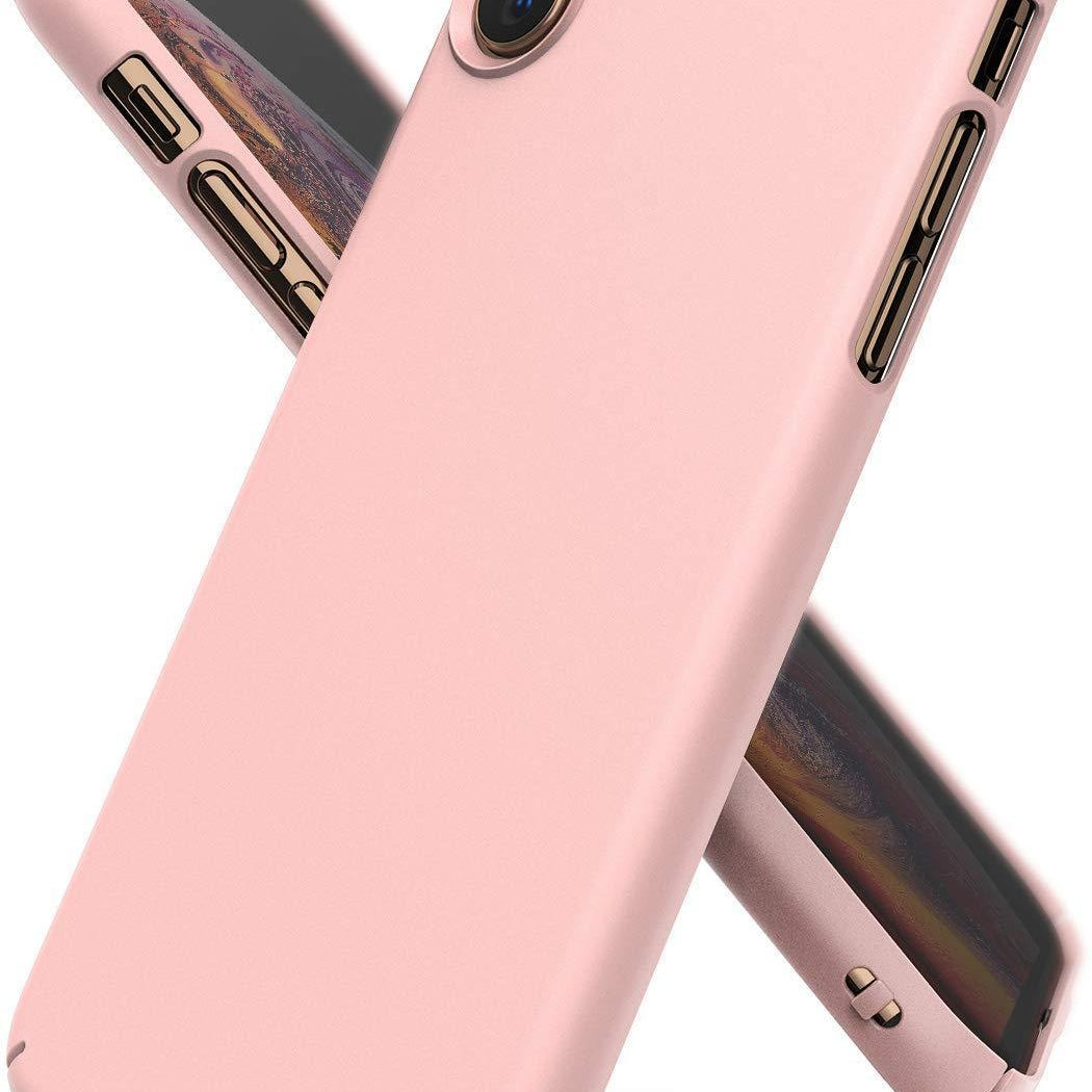 ringke slim for apple iphone xs case cover peach pink