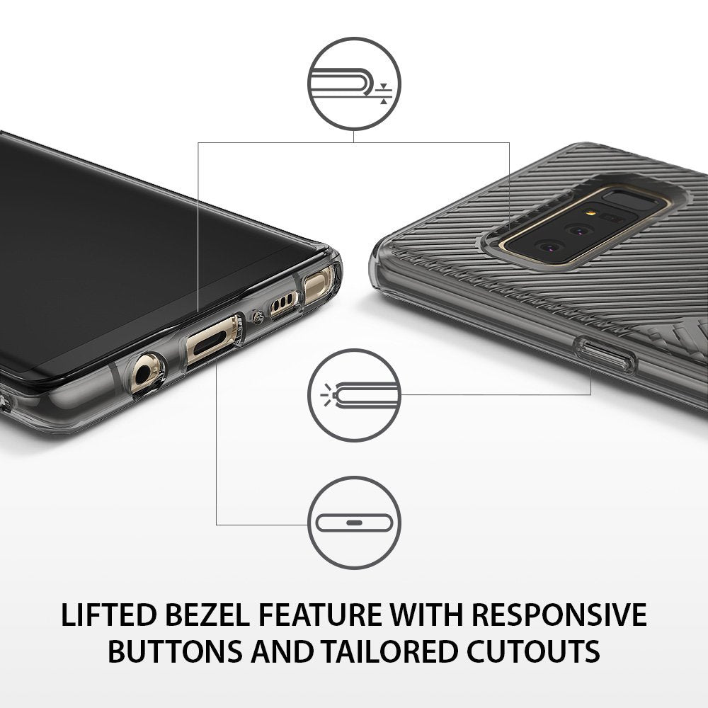 lifted bezel feature with responsive buttons and tailored cutouts