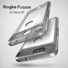 ringke fusion clear transparent hard back case cover for google nexus 6p main