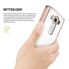 lg v10 case, ringke fusion case crystal clear pc back tpu bumper case
