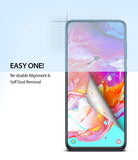 re-doable alignment and self dust removal