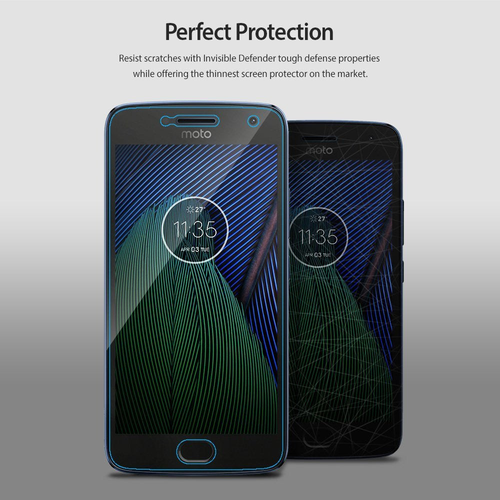 motorola moto g5 plus ringke invisible defender 4 pack hd clearness screen protector
