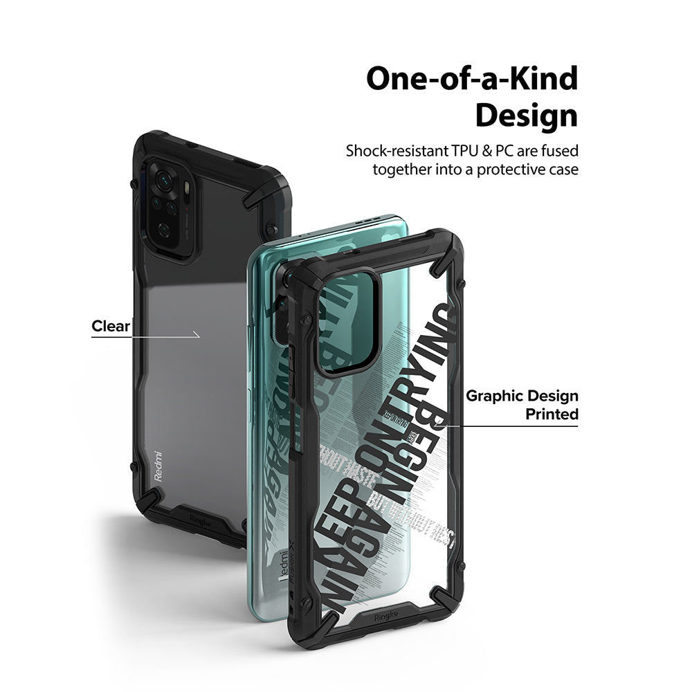 shock resistant TPU and PC are fused together into a protective case