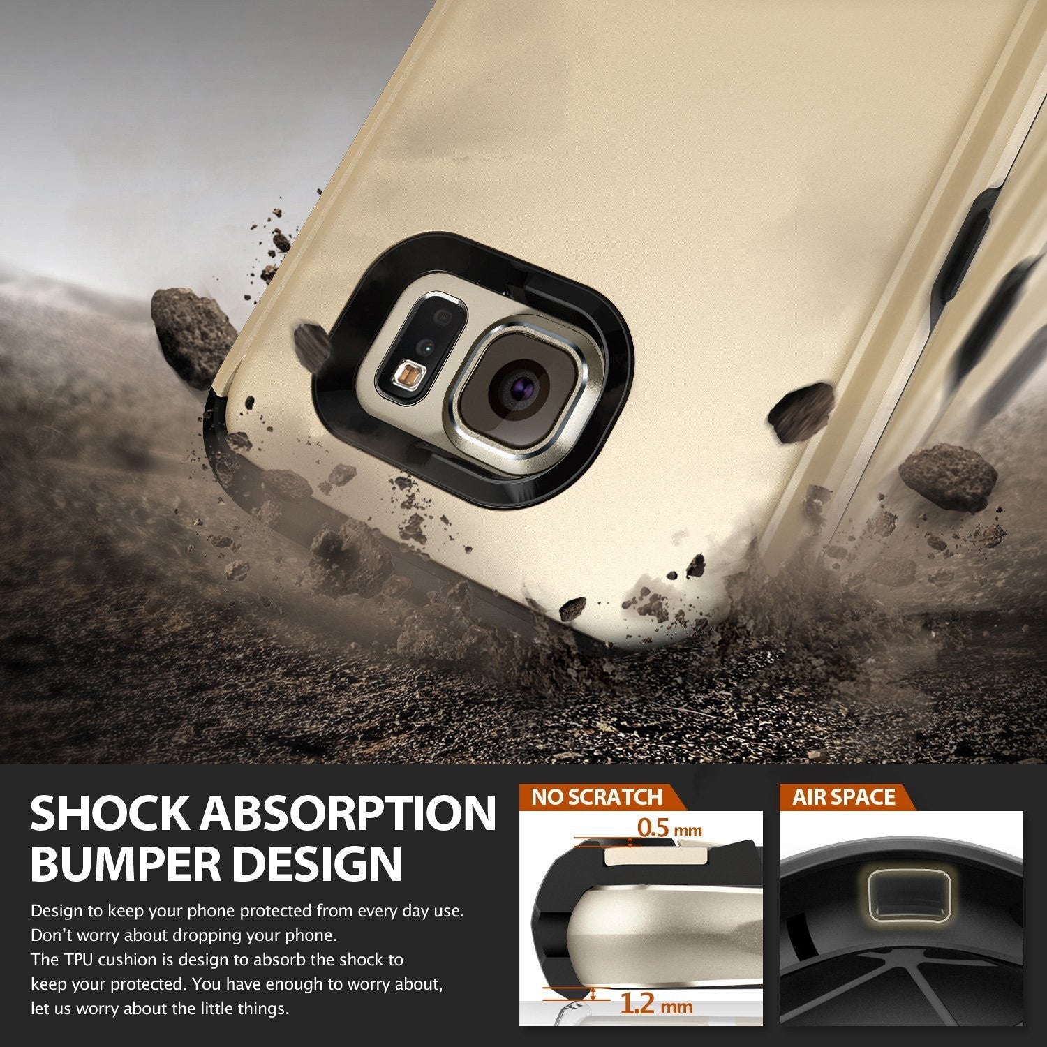 ringke max dual layered heavy duty protective cover case for galaxy s6