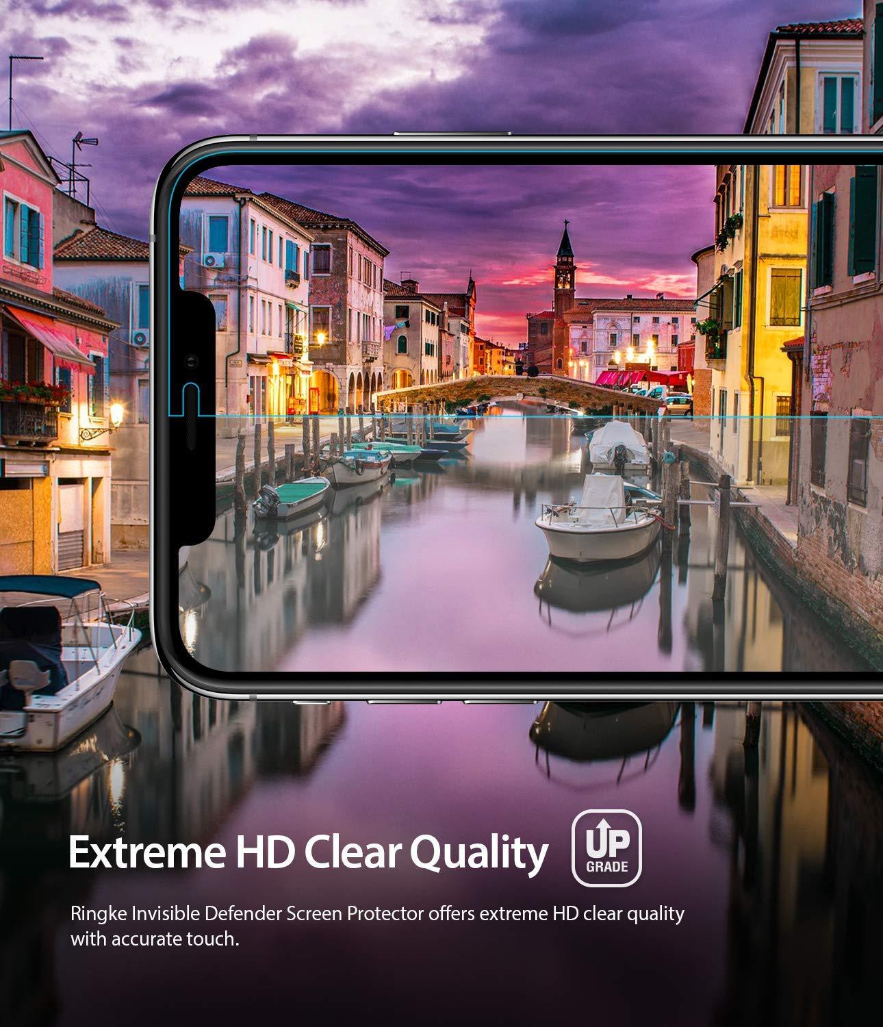 ringke dual easy film for iphone xs screen protector hd clear