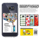 galaxy s7 edge fusionringke fusion clear transparent back tpu frame cover case for galaxy s7 edge