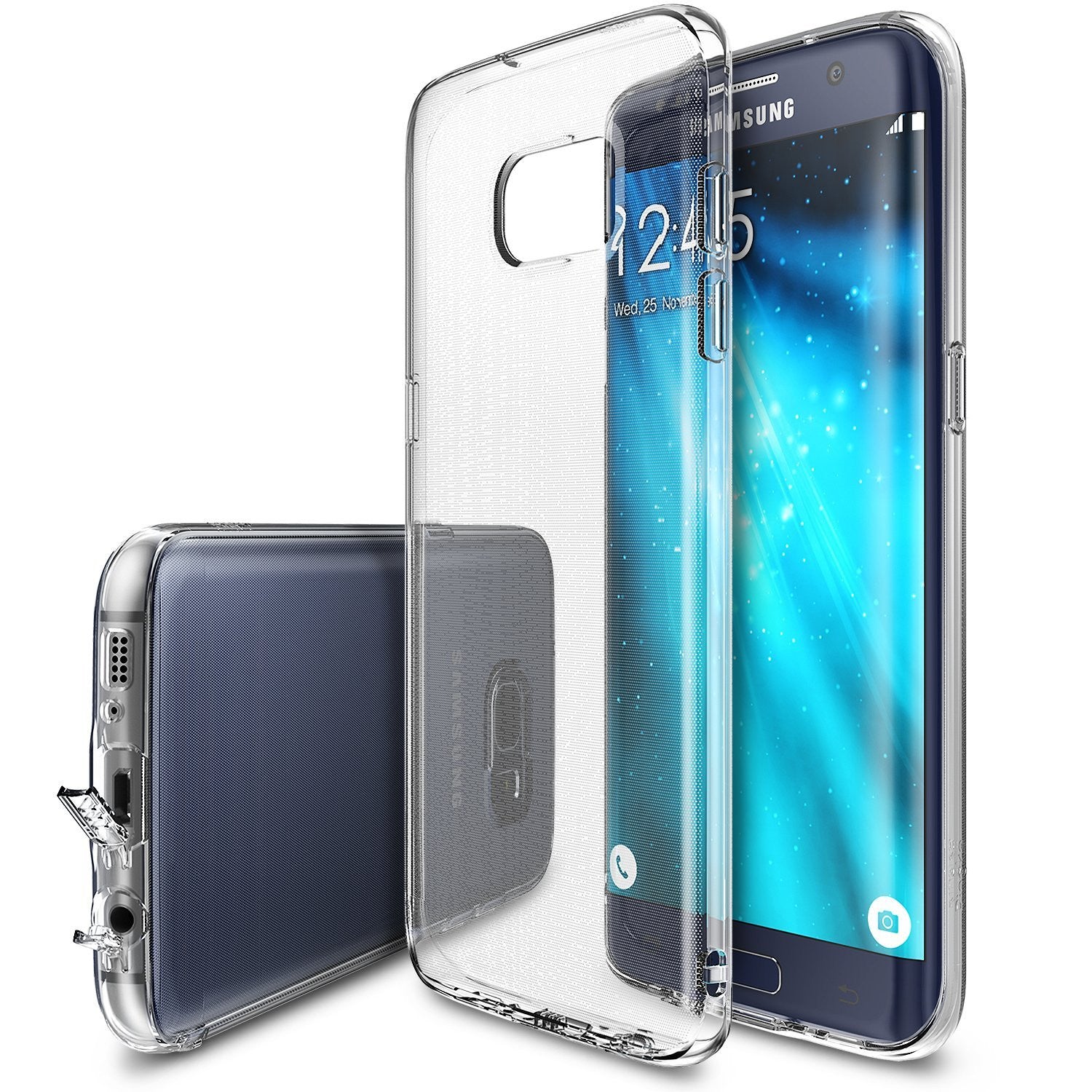 ringke air thin flexible tpu cover case for galaxy s7 edge clear