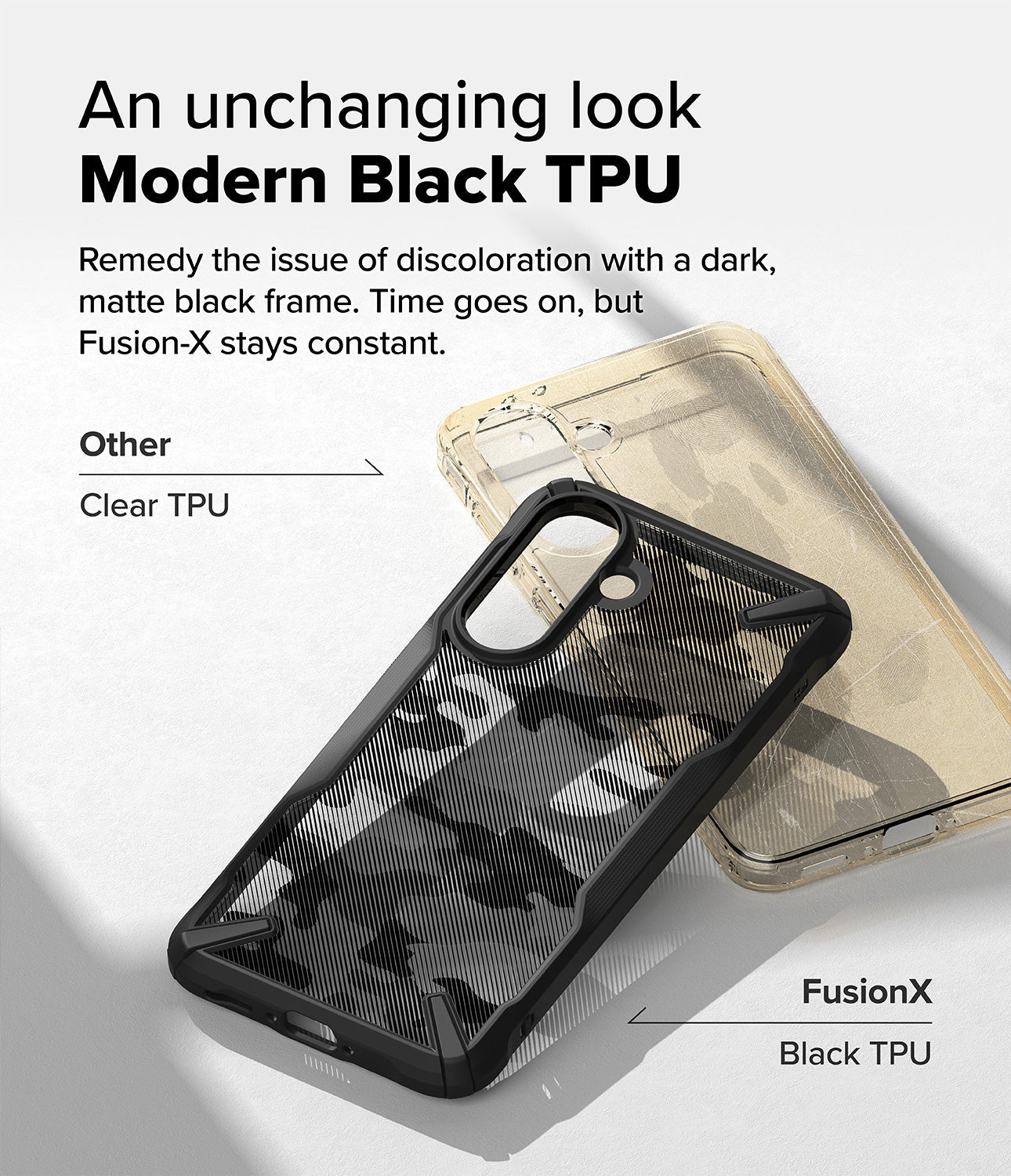 An unchanging look Modern Black TPU
