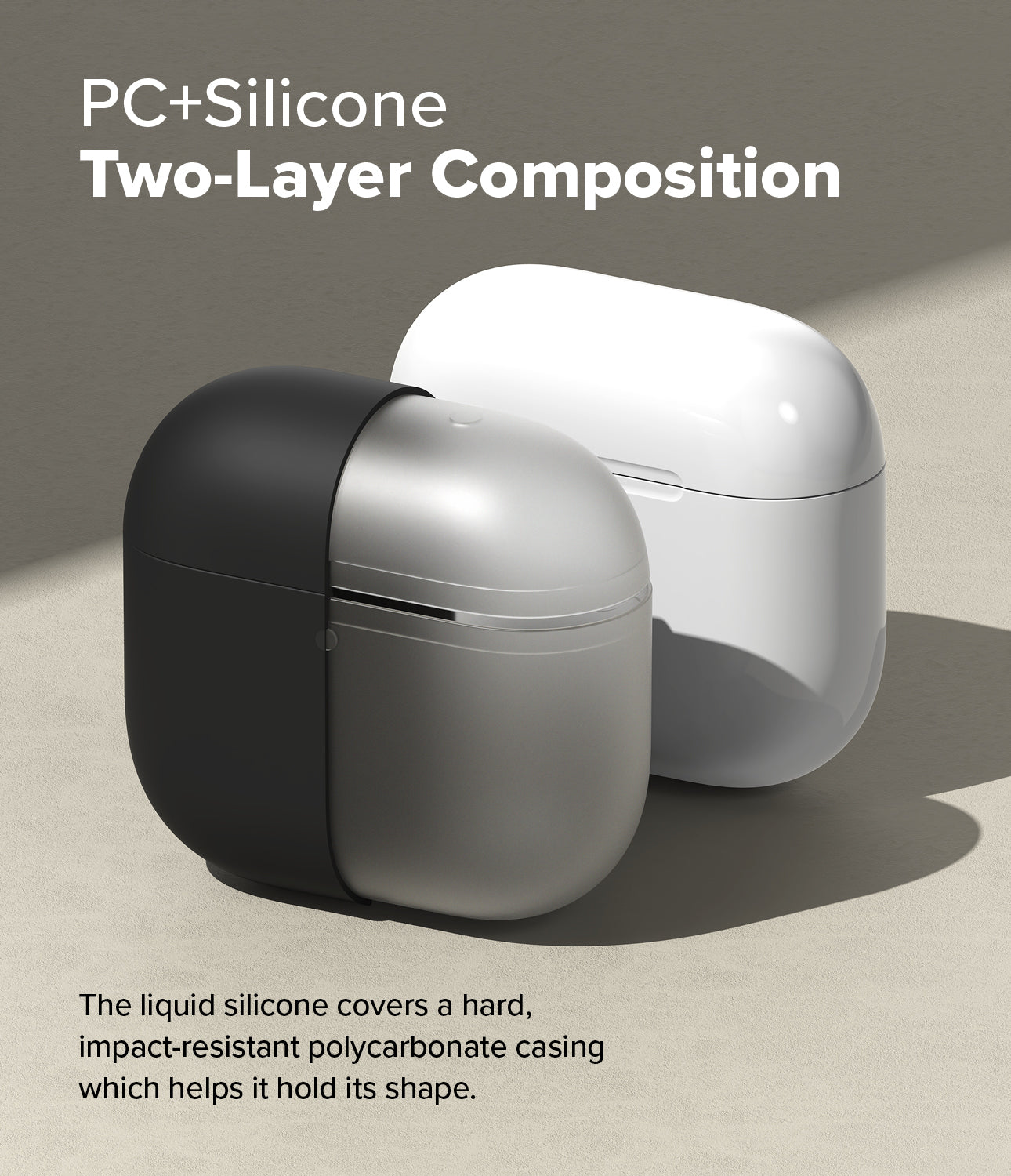 PC+Silicone Two-Layer Composition