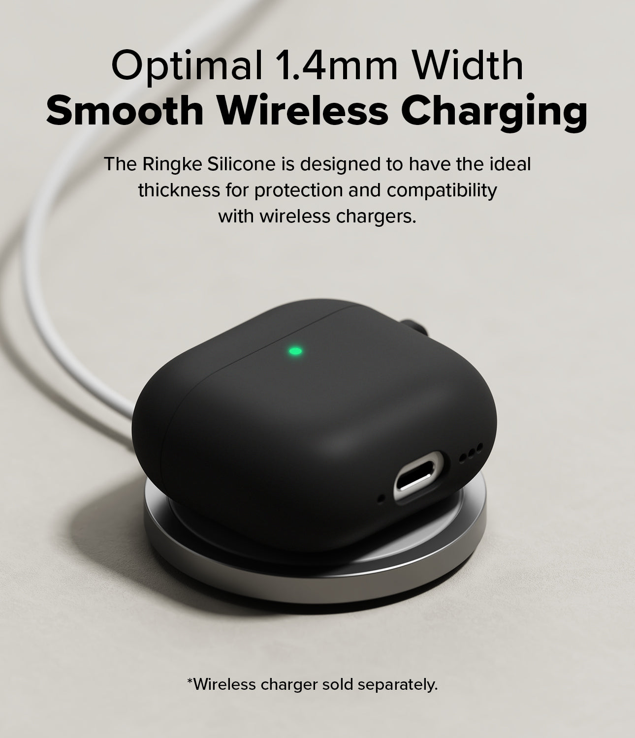 Optimal 1.4mm Width Smooth Wireless Charging