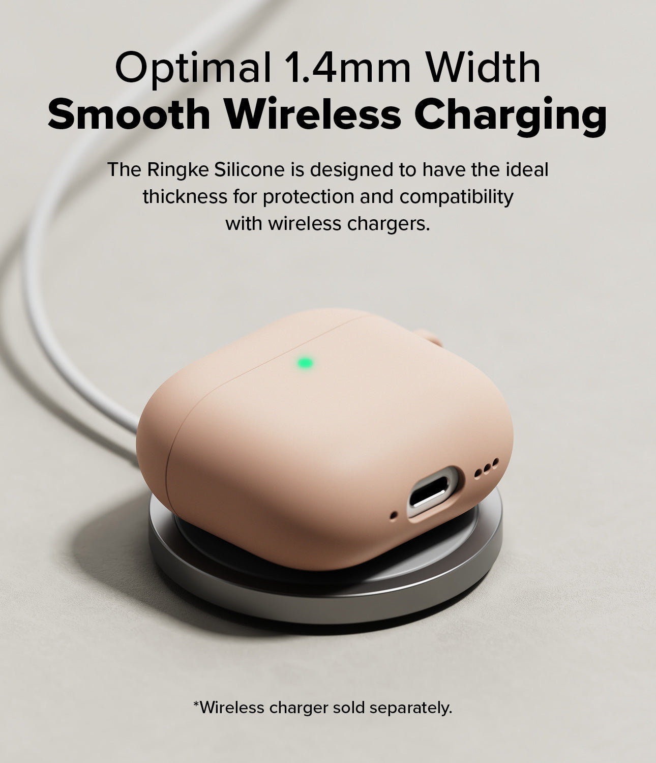 Optimal 1.4mm Width Smooth Wireless Charging