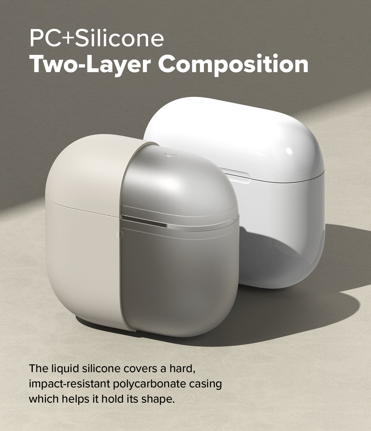 PC+Silicone Two-Layer Composition