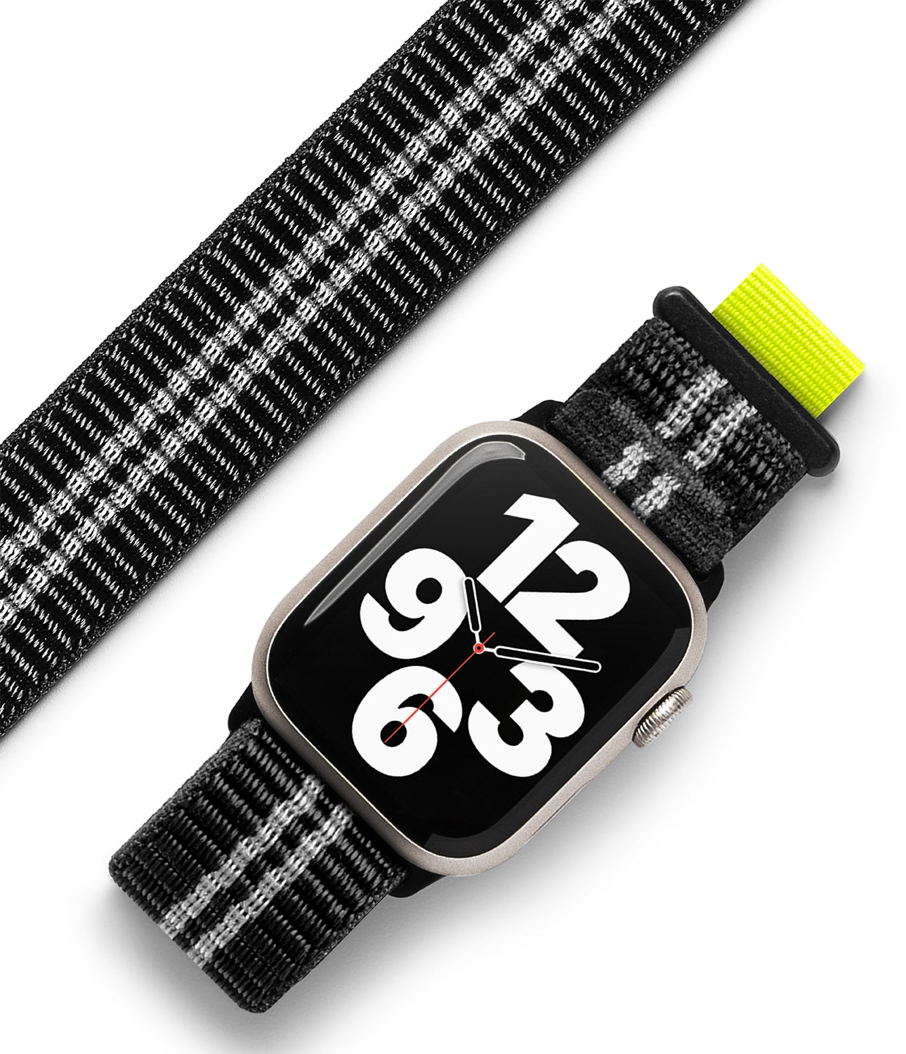 Apple Watch 41mm / 40mm / 38mm | Sports Air Loop Watch Band Black, Cream, White - Cooling sports watchband with the hook and loop fastener