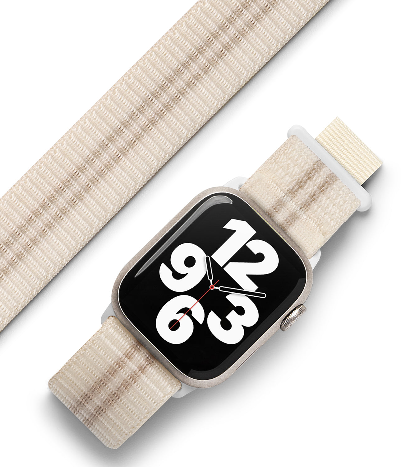 Apple Watch 41mm / 40mm / 38mm | Sports Air Loop Watch Band Black, Cream, White - Cooling sports watchband with the hook and loop fastener