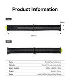 Apple Watch 49mm / 45mm / 44mm / 42mm | Sports Air Loop Watch Band Black, Olive, White - Cooling sports watchband with the hook and loop fastener