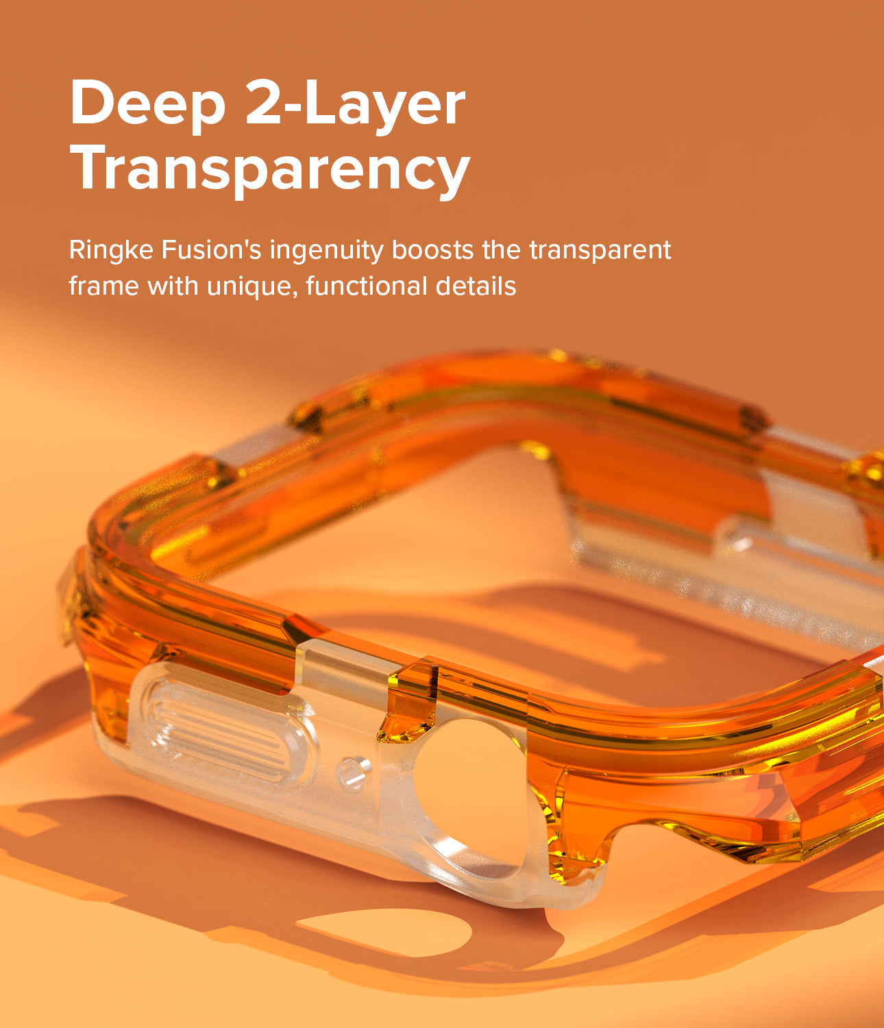 Apple Watch Series (45mm / 44mm) Case | Fusion Bumper-Deep 2-Layer Transparency