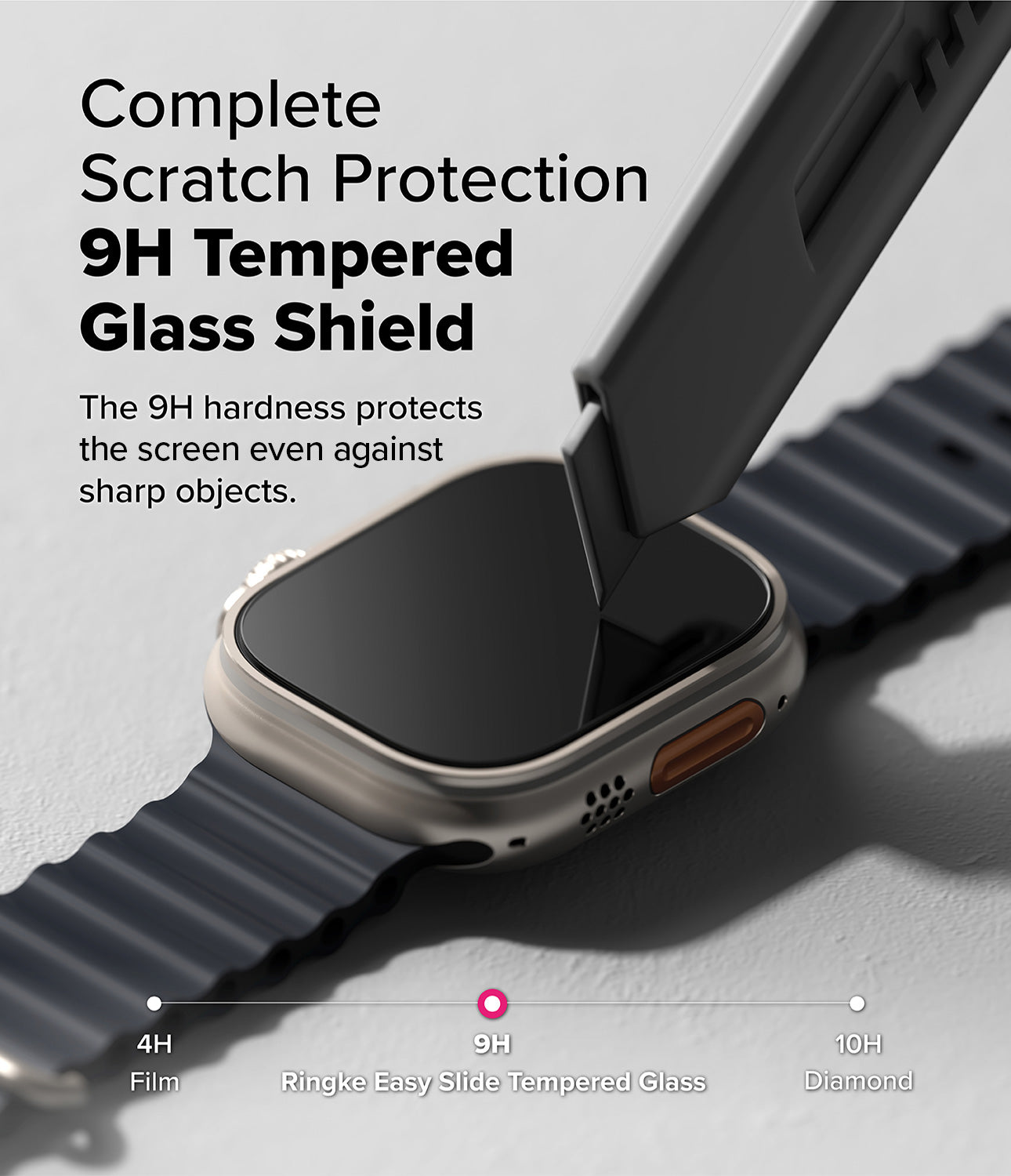 Complete Scratch Protection 9H Tempered Glass Shield