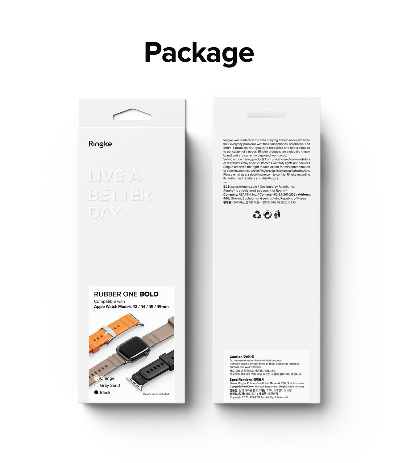 Rubber One Bold Band Pakage