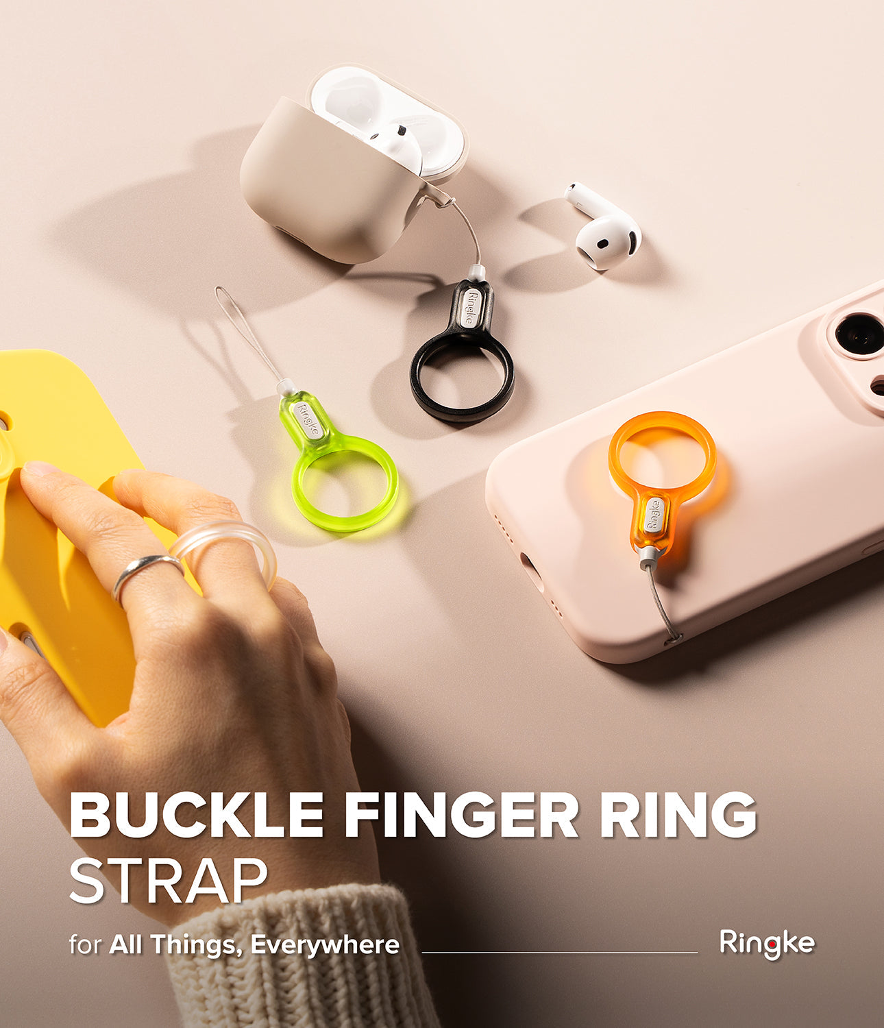 Buckle Finger Ring Strap for All Things, Everywhere | Ringke