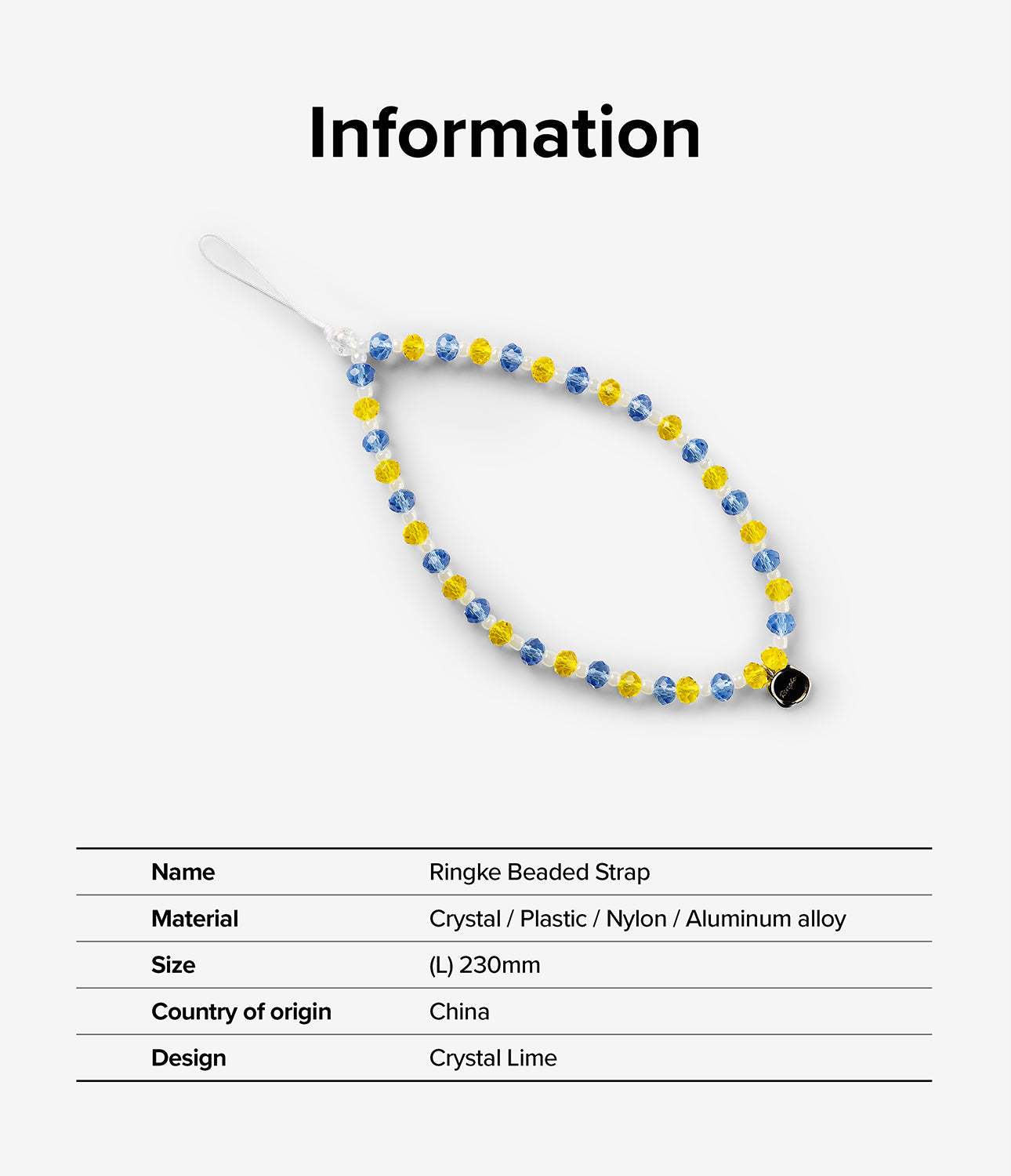 Beaded Strap - Information