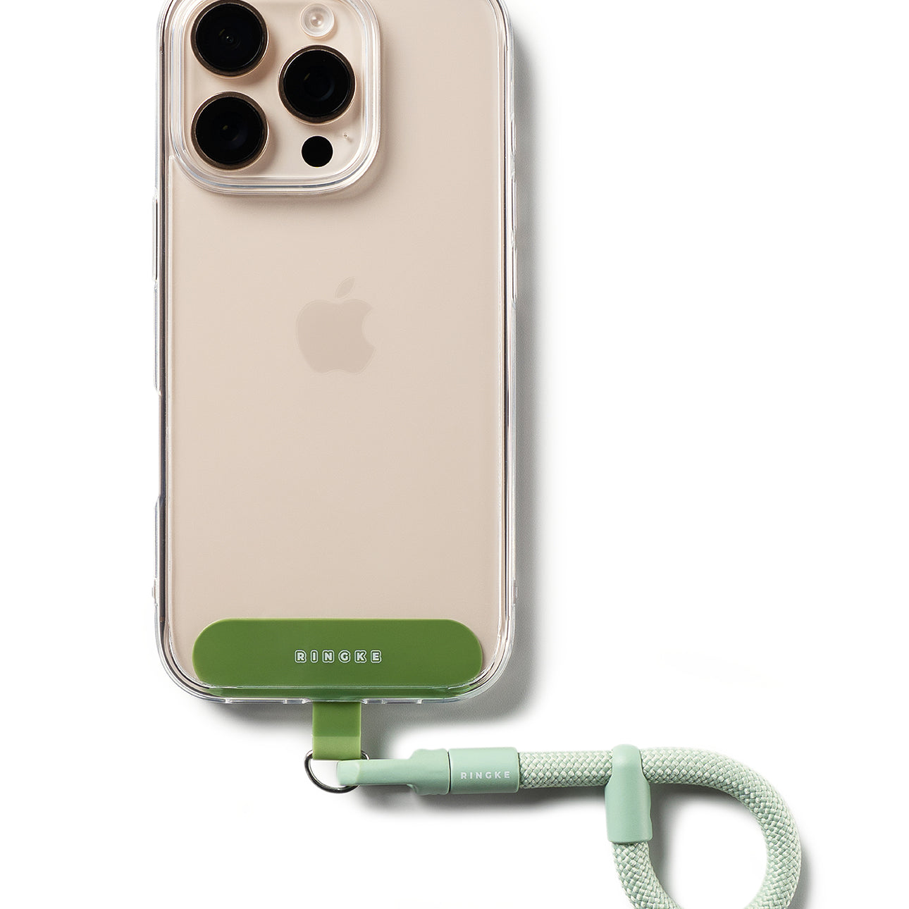 Holder Link Flow Finger Ring Front view | Mute Mint