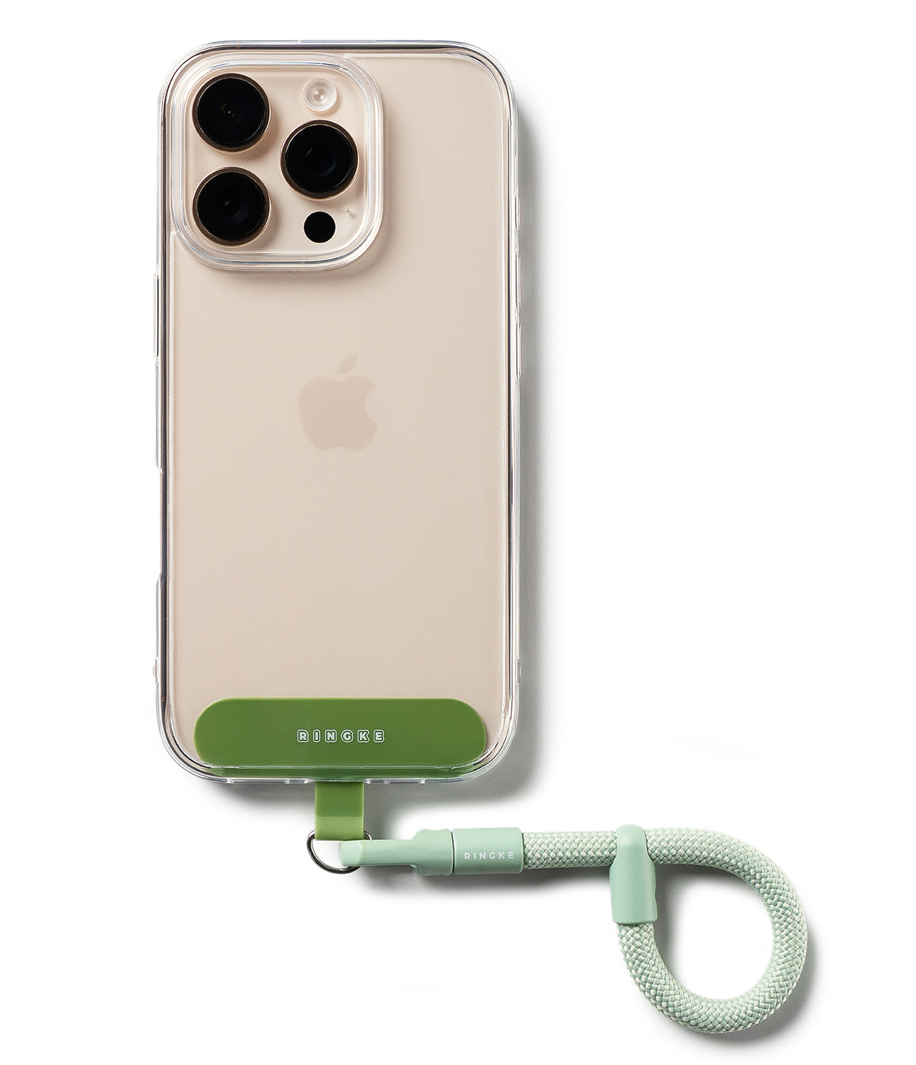 Holder Link Flow Finger Ring Front view | Mute Mint