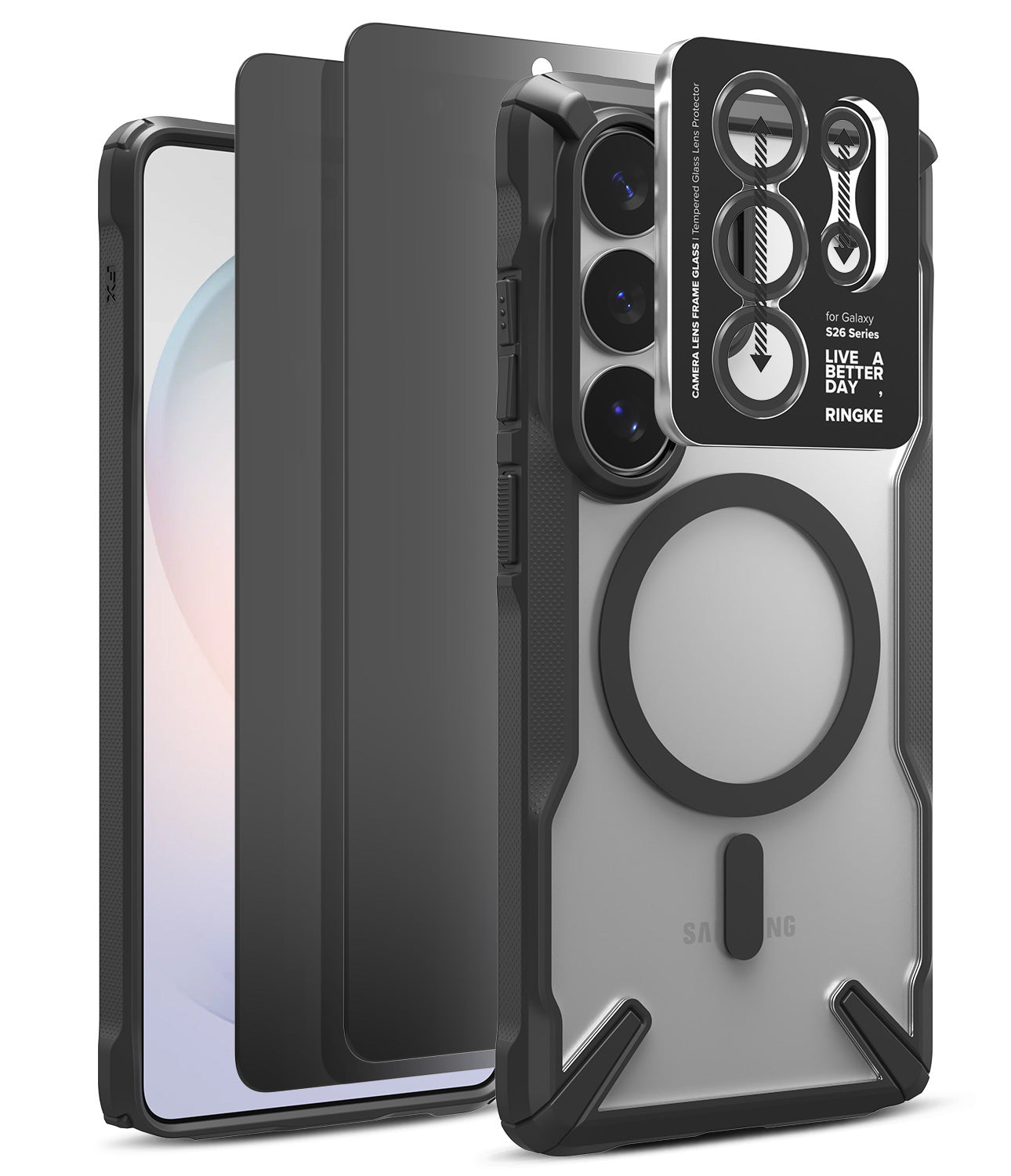 group-+ Privacy Screen Protector & Camera Lens Frame Glass (2P)