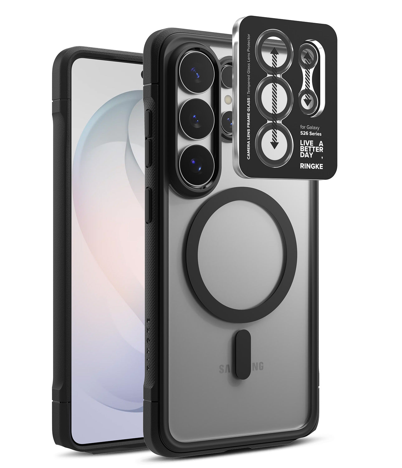 group-+ Camera Lens Frame Glass (2P)