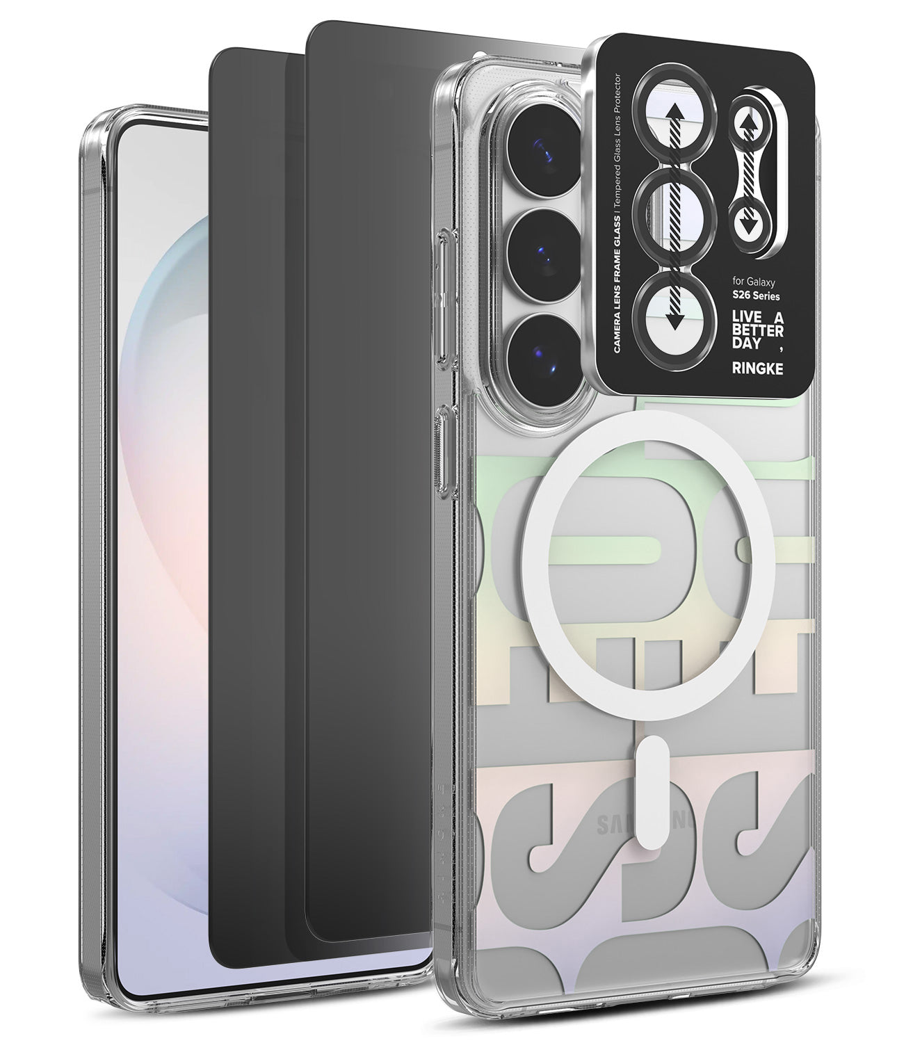 group-Seoul / + Privacy Screen Protector & Camera Lens Frame Glass (2P)