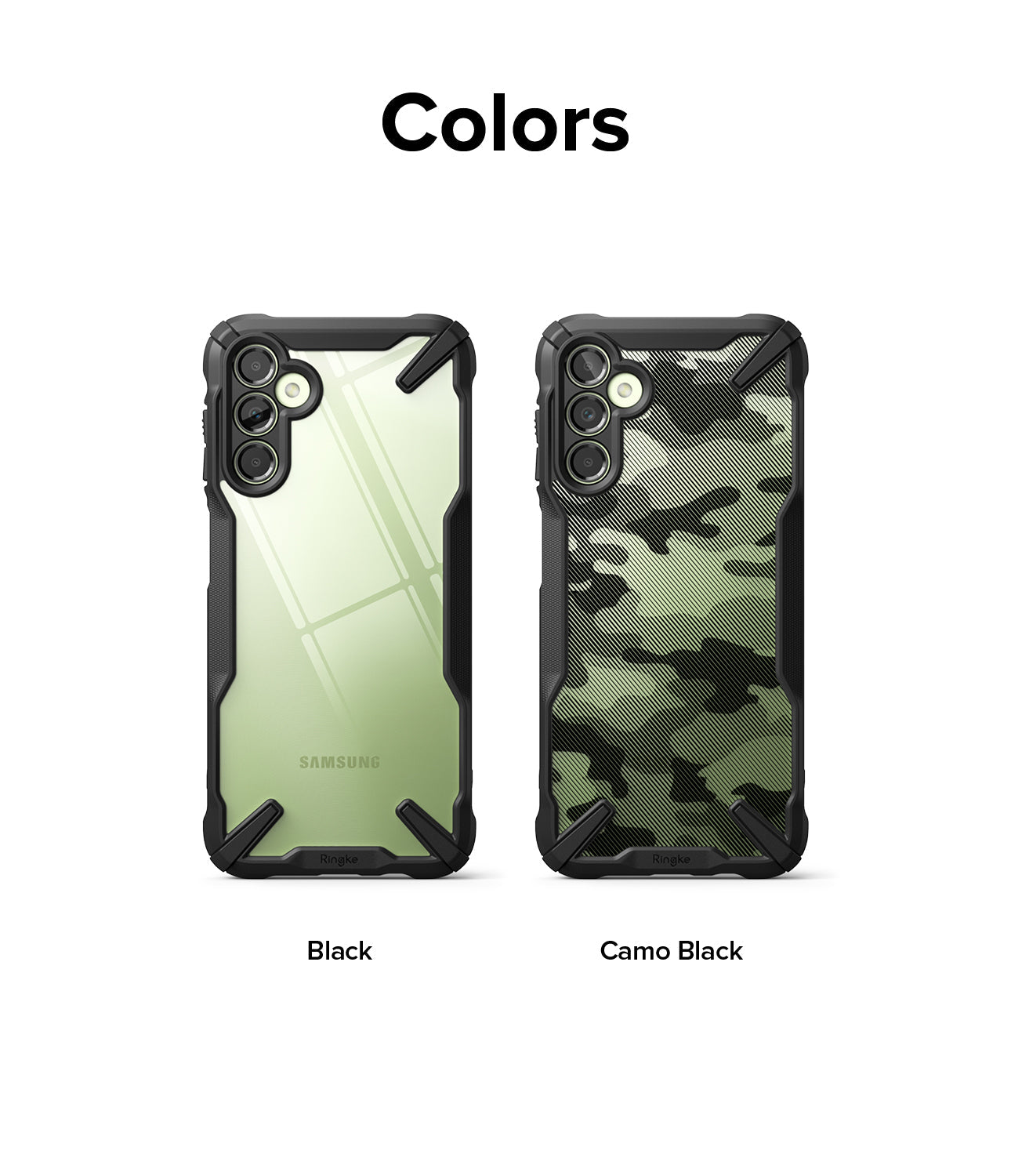Colors l Black / Camo Black