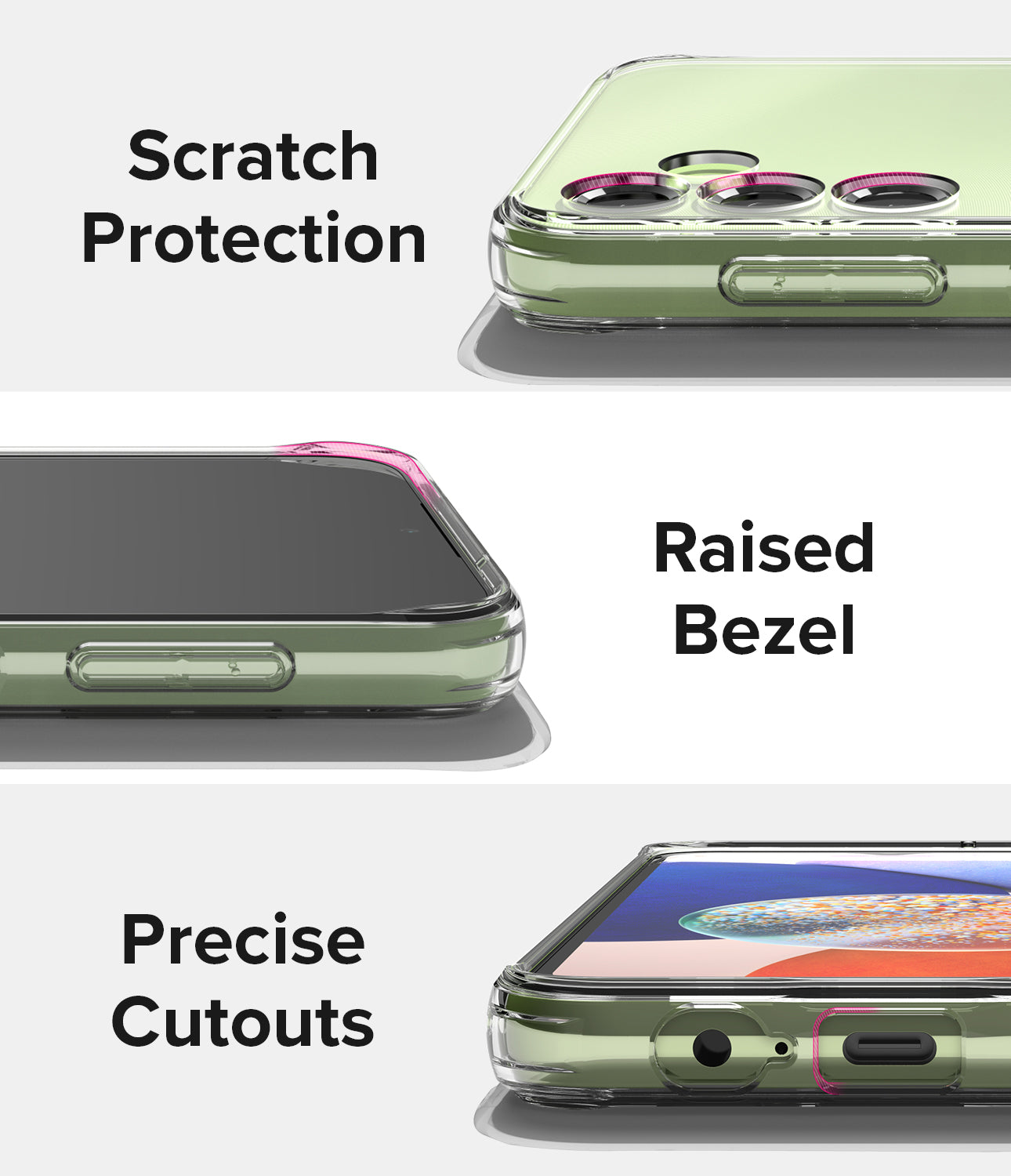 Scratch Protection l Raised Bezel l Precise Cutouts