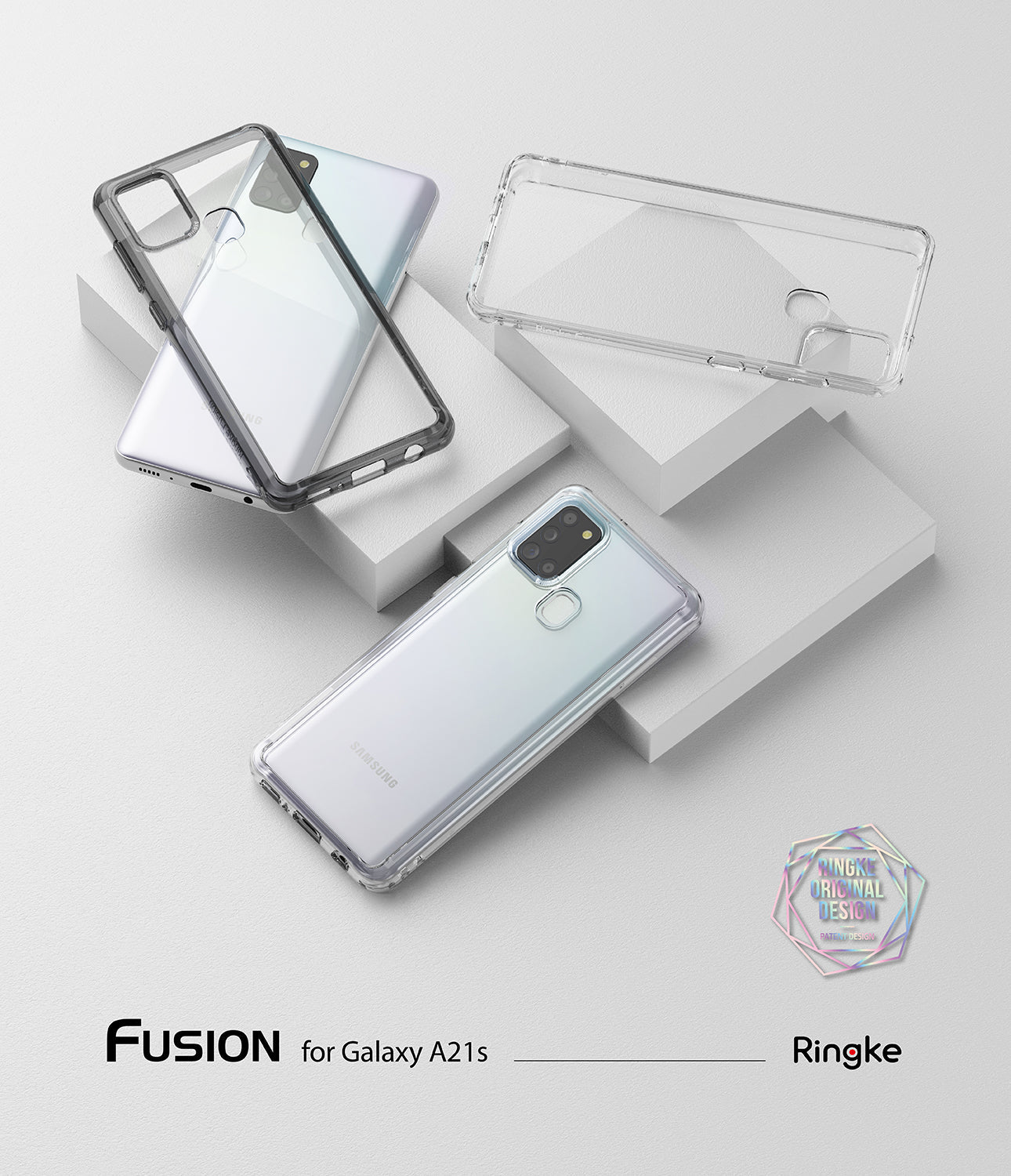 samsung galaxy a21s case - ringke fusion
