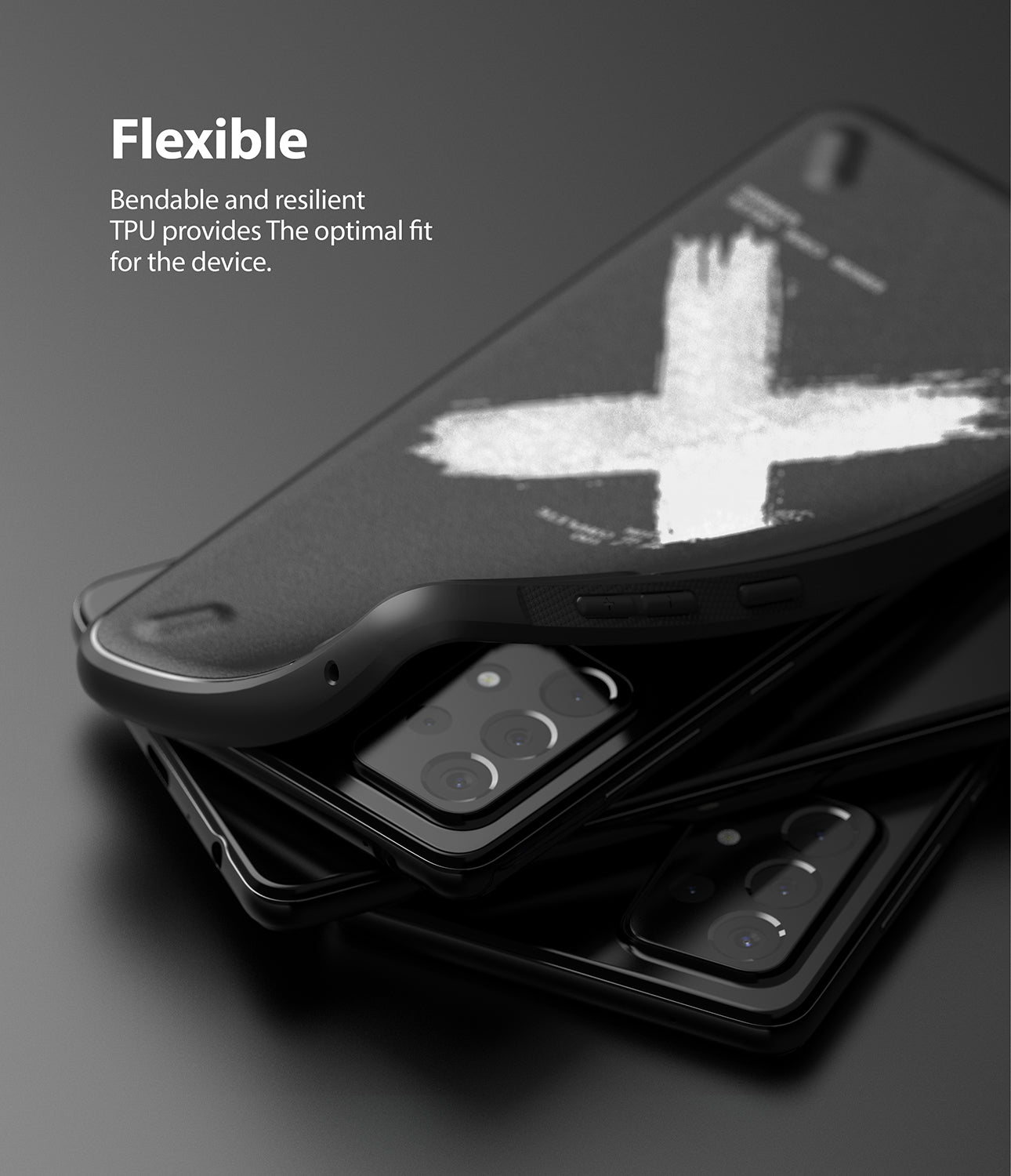 bendable and resilient TPU provides the optimal fit for the device