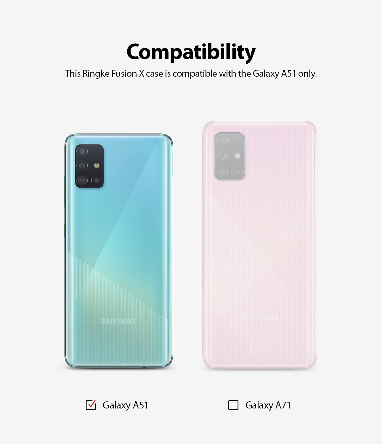 compatible with samsung galaxy a51