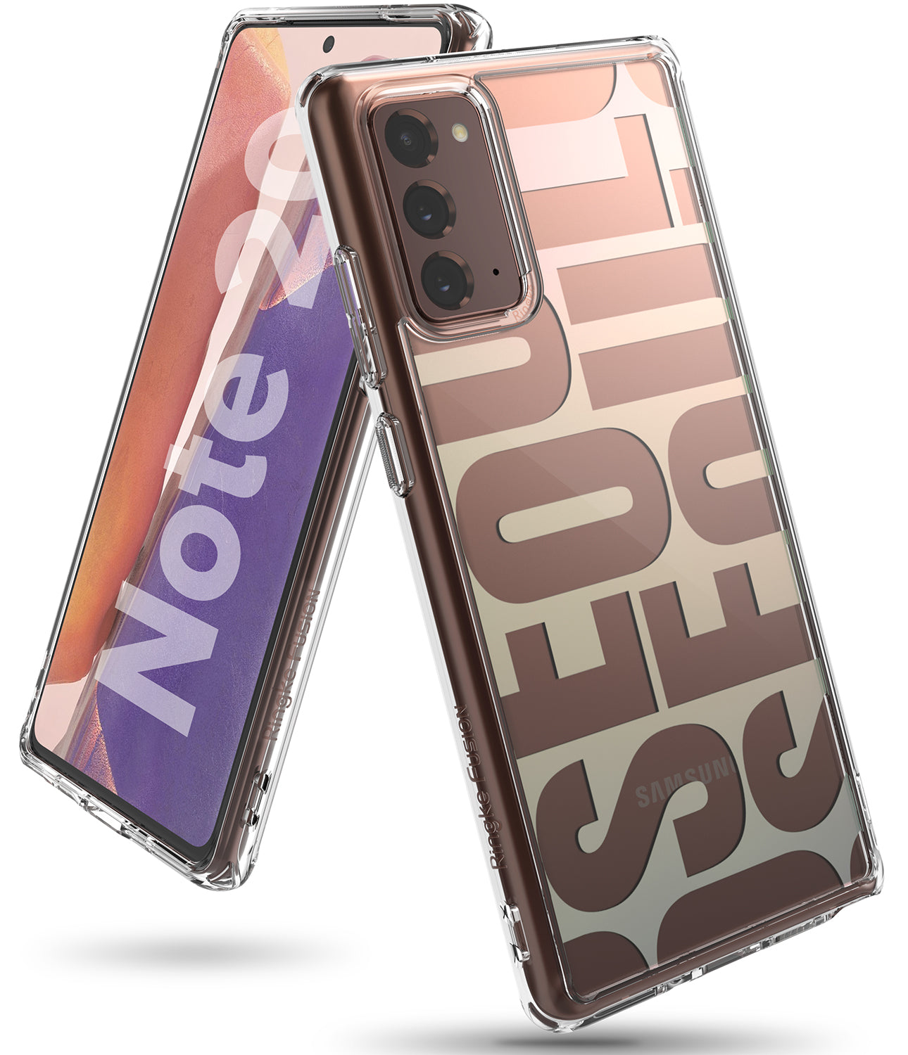 ringke fusion design case for samsung galaxy note 20 - new york : label