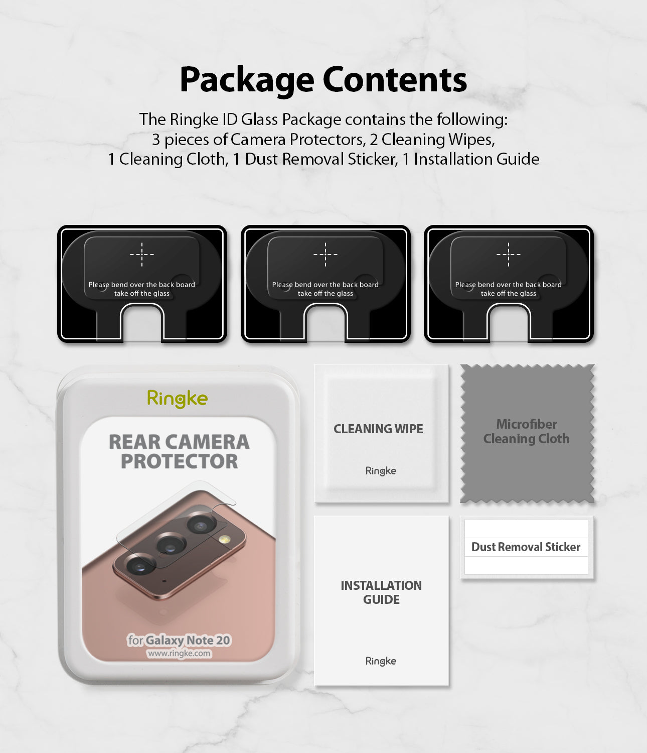 Galaxy Note 20 Camera Protector | Invisible Defender Glass - Ringke Official Store