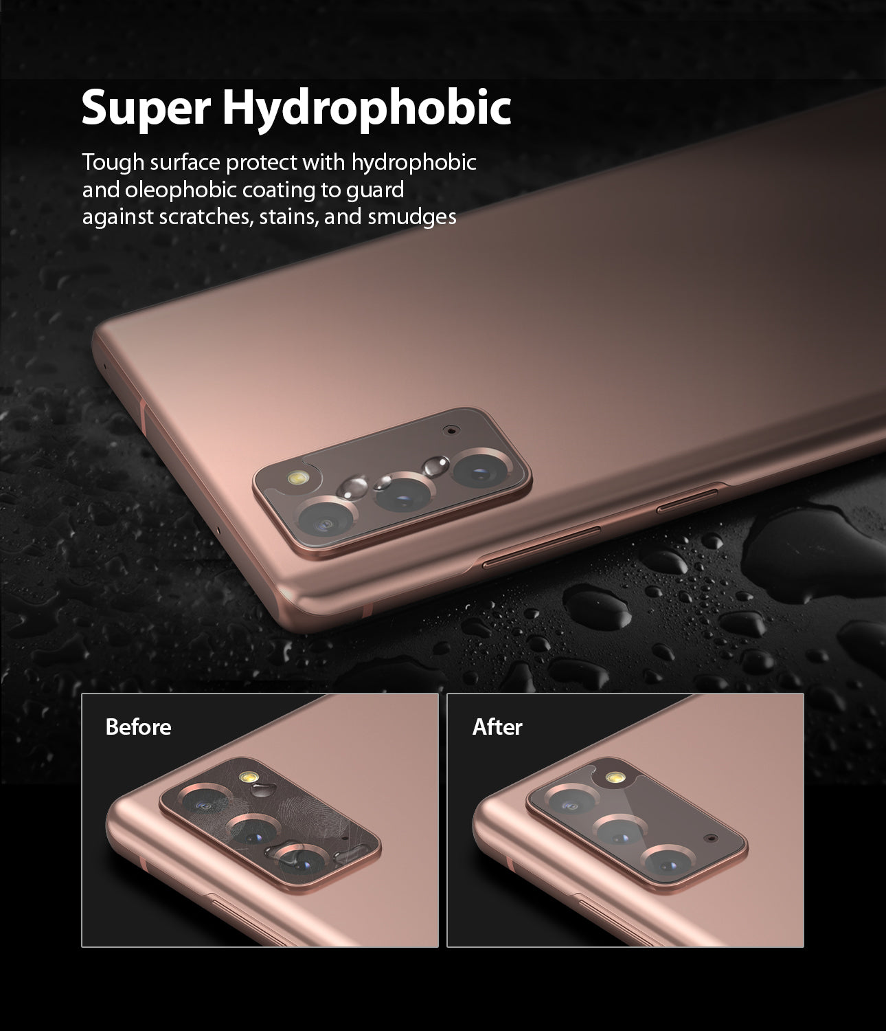 Galaxy Note 20 Camera Protector | Invisible Defender Glass - Ringke Official Store