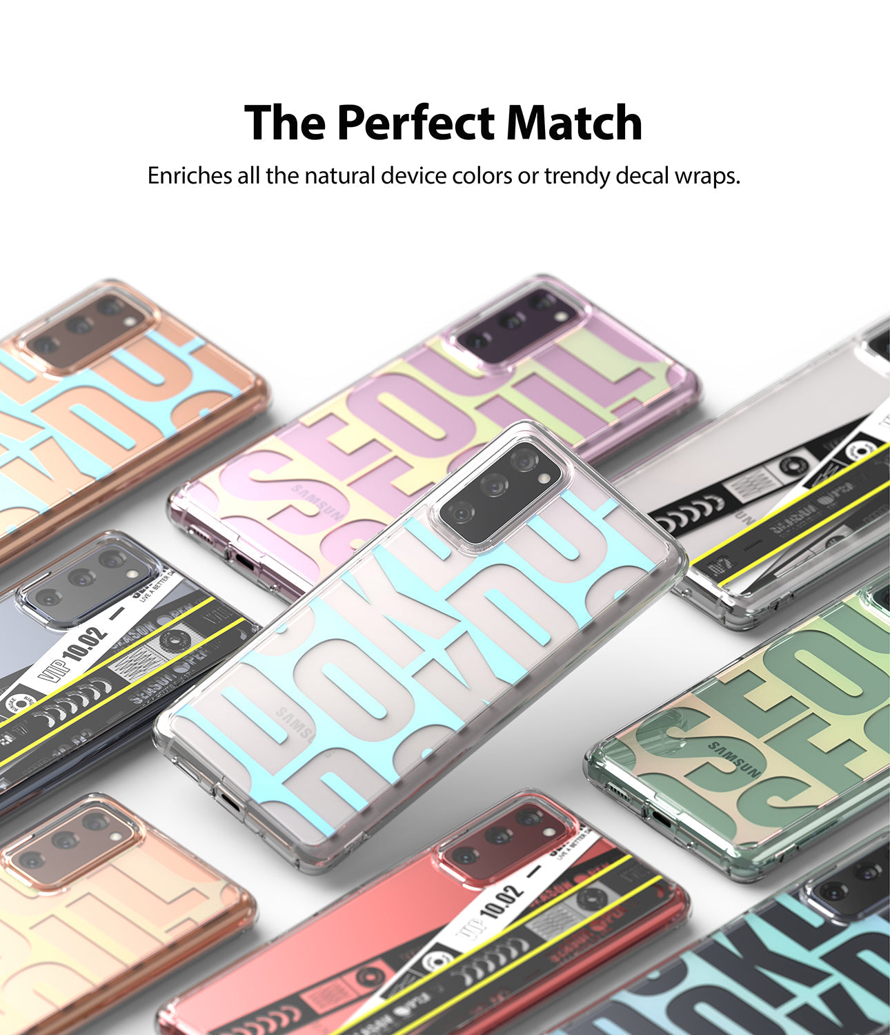 enriches all the natural device colors or trendy decal wraps