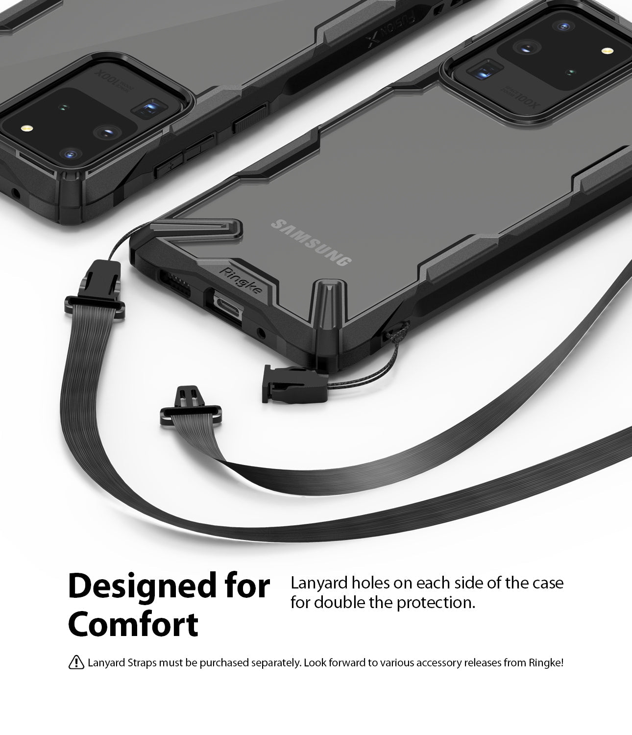 Ringke Fusion-X case for Samsung Galaxy S20 Ultra Black Color