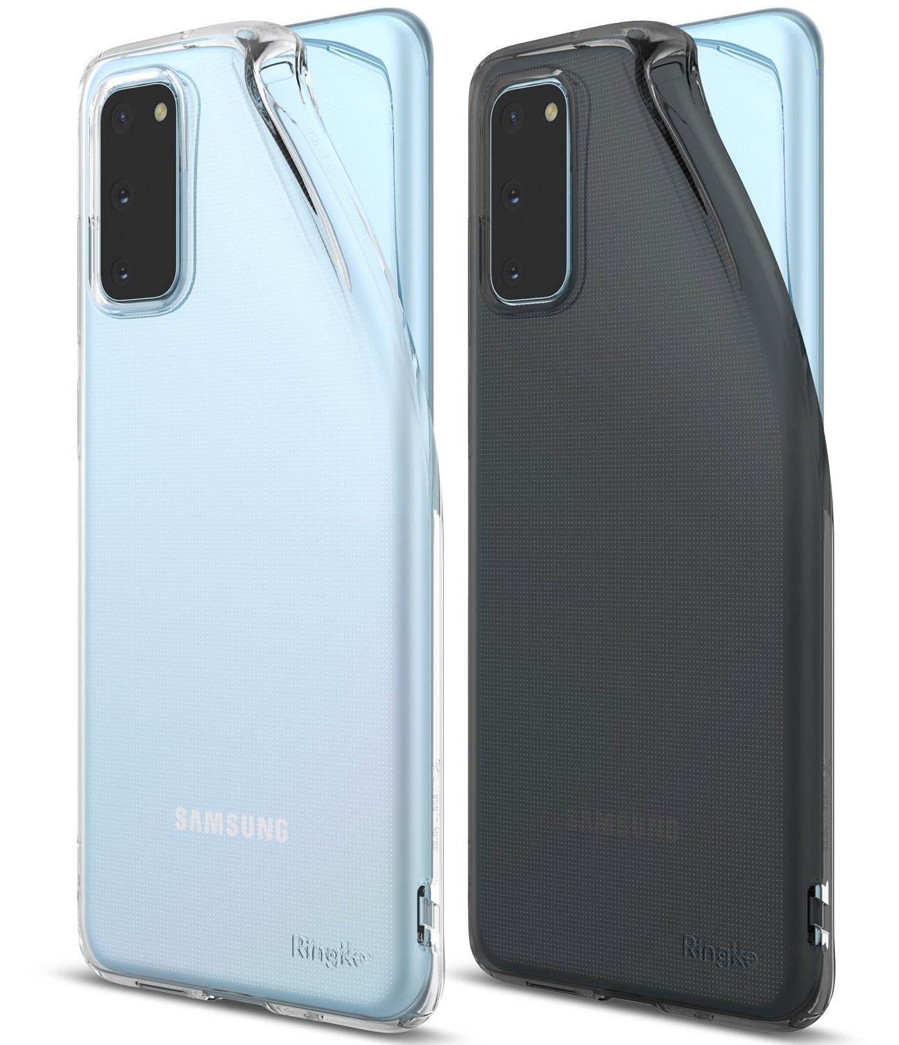 Ringke Galaxy S20, AIR CASE, clear, smoke black, lightweight