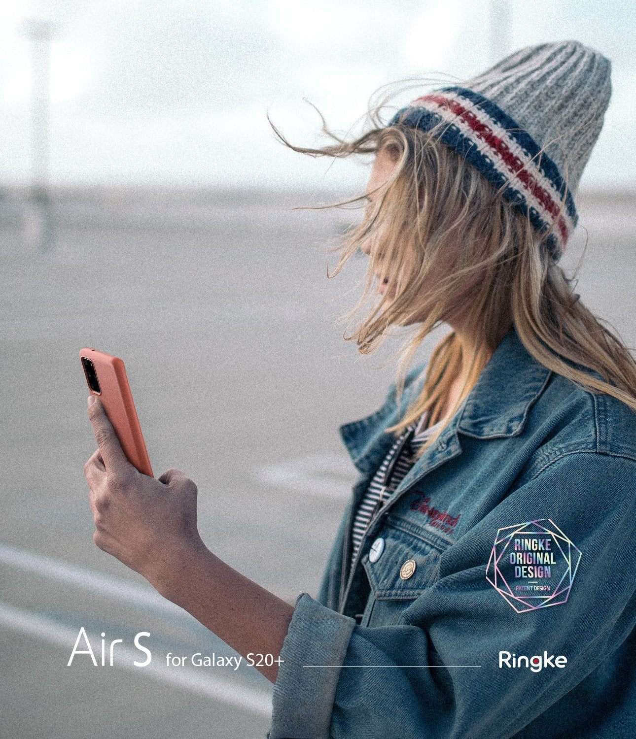 Galaxy S20 plus Case ringke Air-S, coral, lavender gray, pink sand, Black